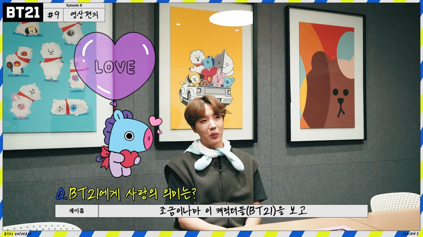 J-Hope menjelaskan tentang Makna BT21 baginya
